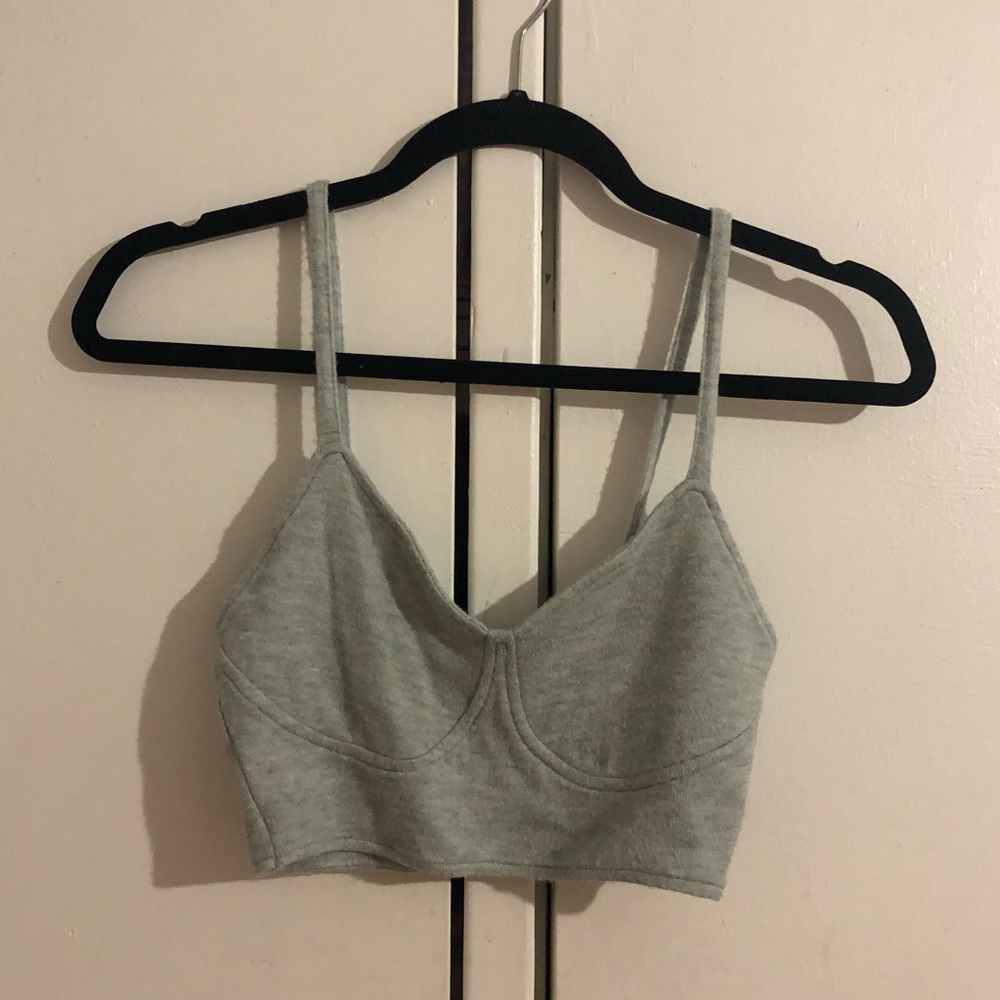 Zara knit bralette / crop top